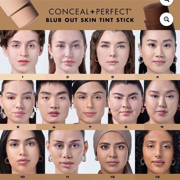 🌻 Milani Shade 5 Conceal + Perfect Skin Tint Stick Blur Out Tinted Moisturizer - Picture 9 of 13